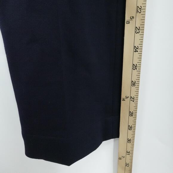 Polo Ralph Lauren Pants Mens 38x32 Navy Aviator Classics Pleated Elastic Waist - Picture 10 of 15
